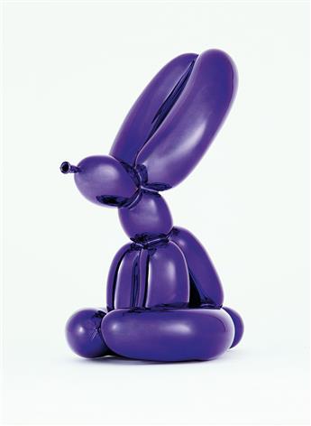 JEFF KOONS Balloon Rabbit (Violet).